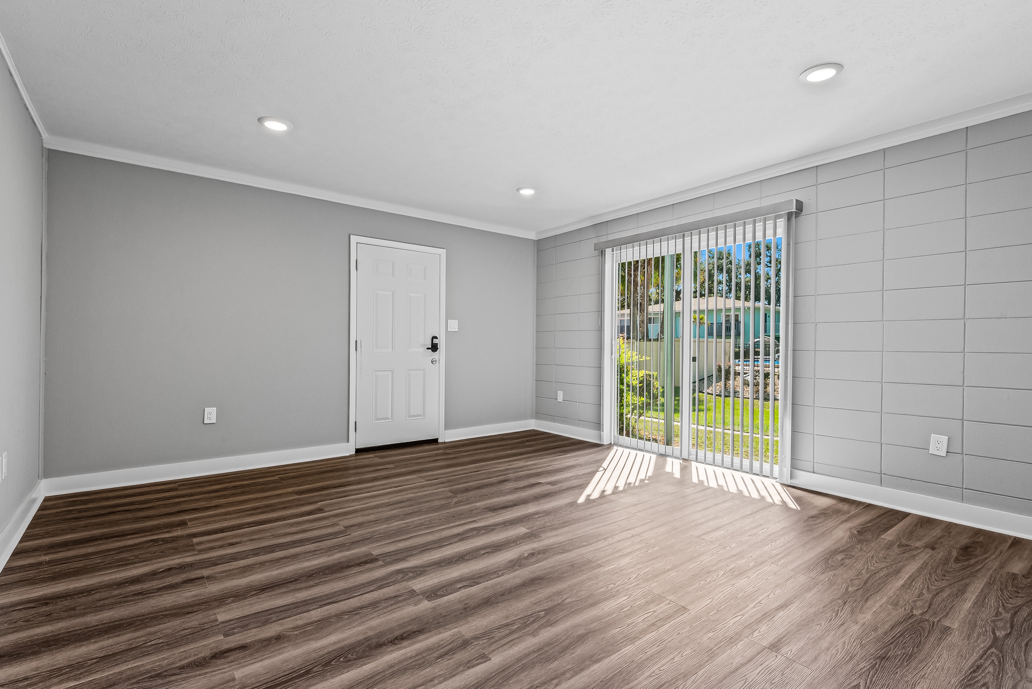 Vacant Living Area at Serenity Place Central, Florida